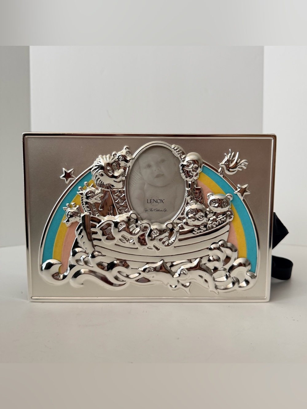 Lenox Noah’s Ark 4x6 Photo Album Silver-plated New In Box